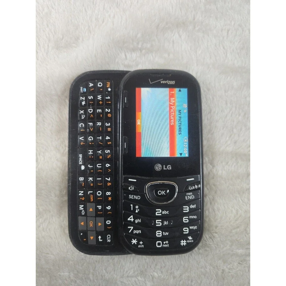LG Cosmos 2 VN251 Verizon Slide QWERTY Keyboard Phone Tested Working Battery